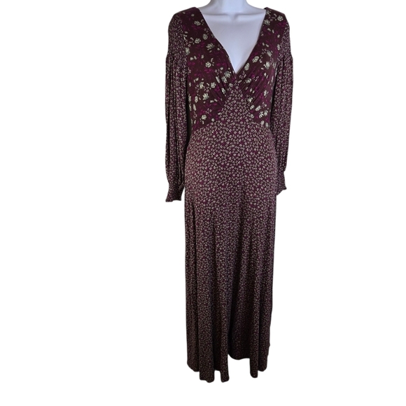 Free People Love Story Floral Long Sleeve Maxi Dress - Picture 6 of 14